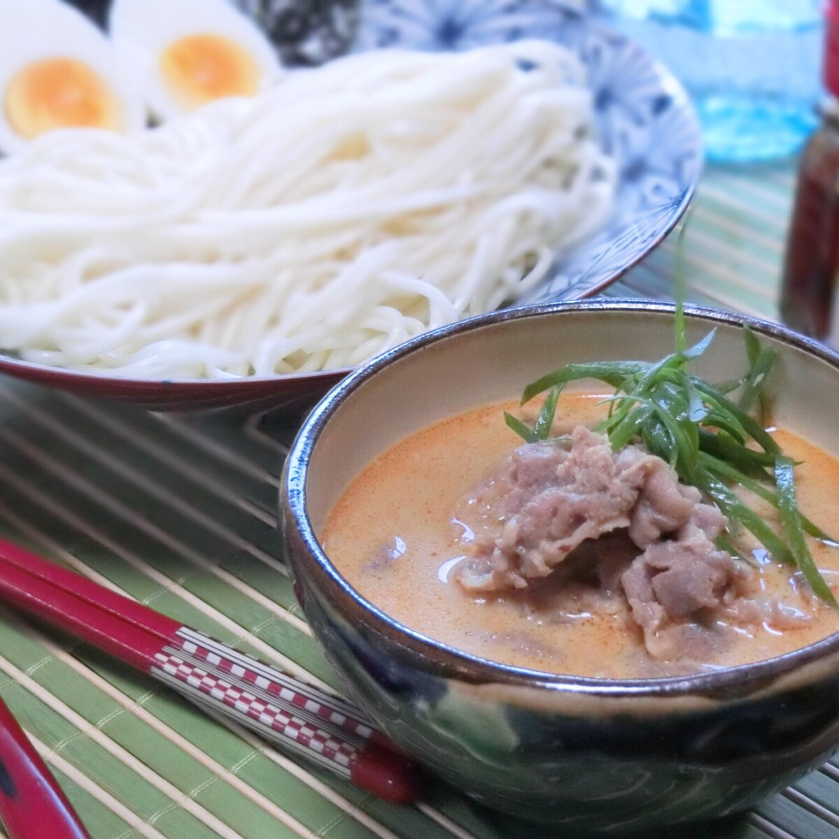 豆乳坦々風つけ麺 レシピ 作り方 By 大矢知金魚印 うまくてご麺 楽天レシピ 豆乳坦々風つけ麺 レシピ 作り方 By 大矢知金魚印 うまくてご麺 楽天レシピ